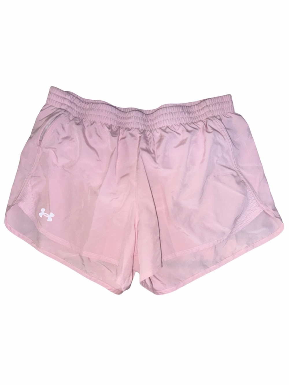 Under Armour Mileage Heather Women’s Running Shorts Pink Size Large NWOT